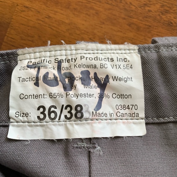 Pacific Safety Men’s Tactical Cargo Pants - Picture 4 of 4